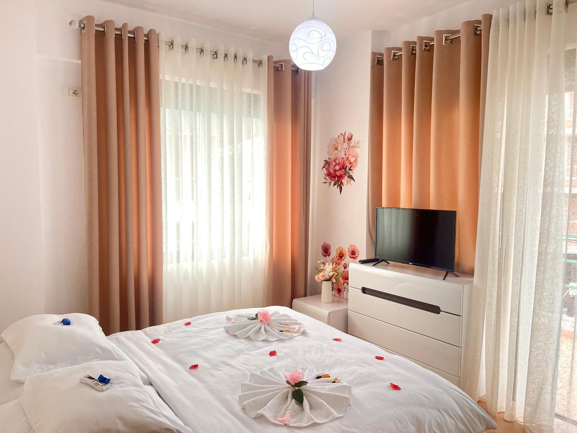 Onde Del Mare Apartment Sarande Bagian luar foto